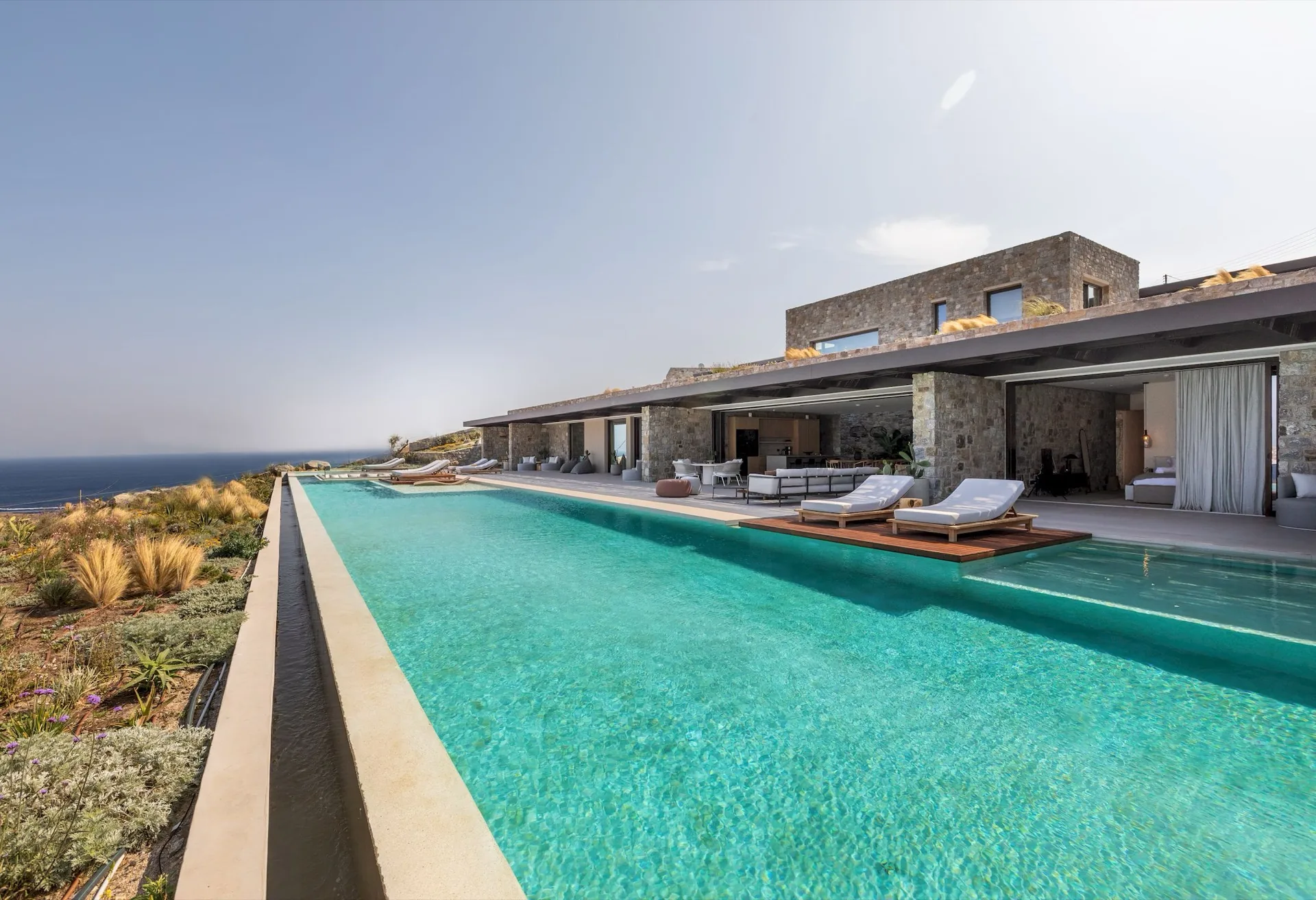 Villa You & Me, private estate above the Aegean